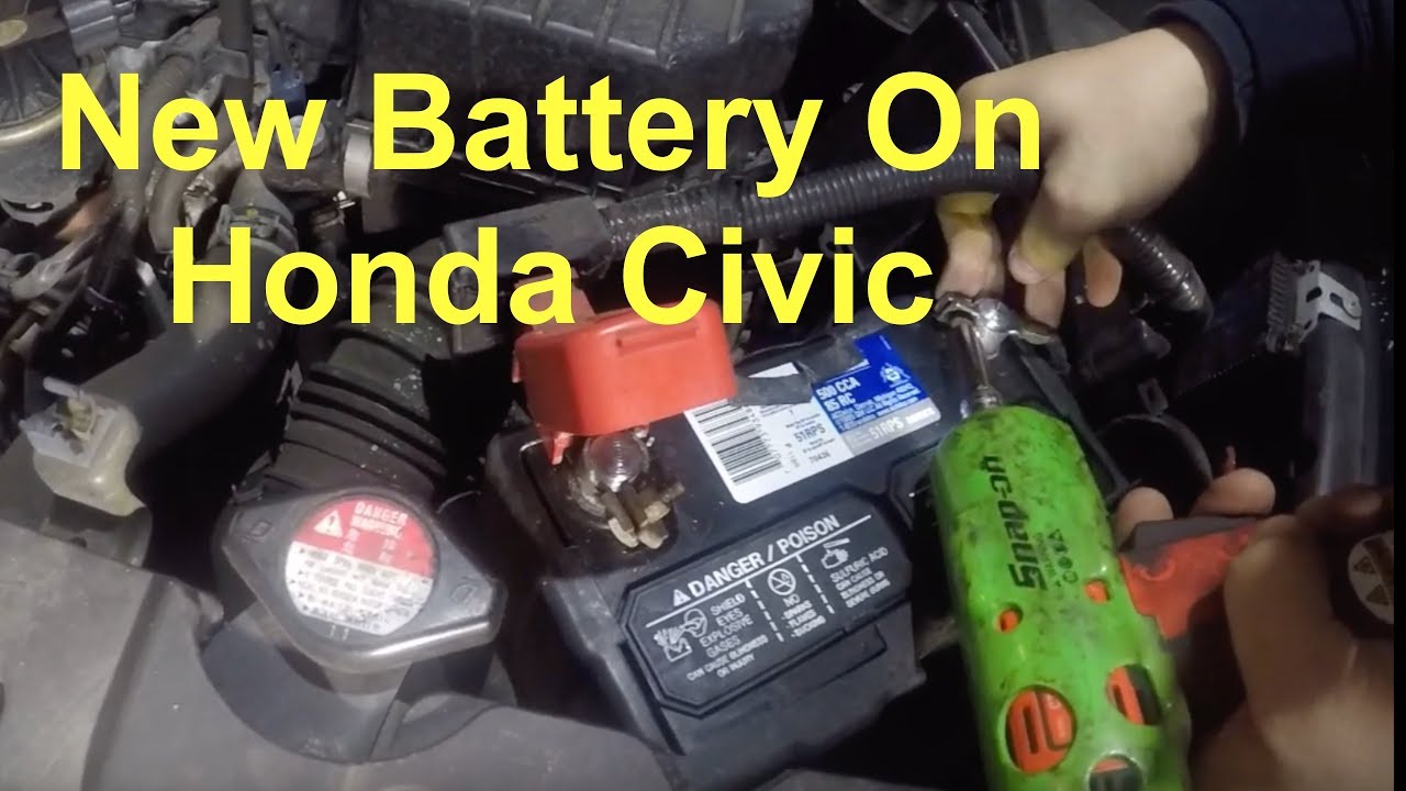 How to change battery on 2008 Honda Civic