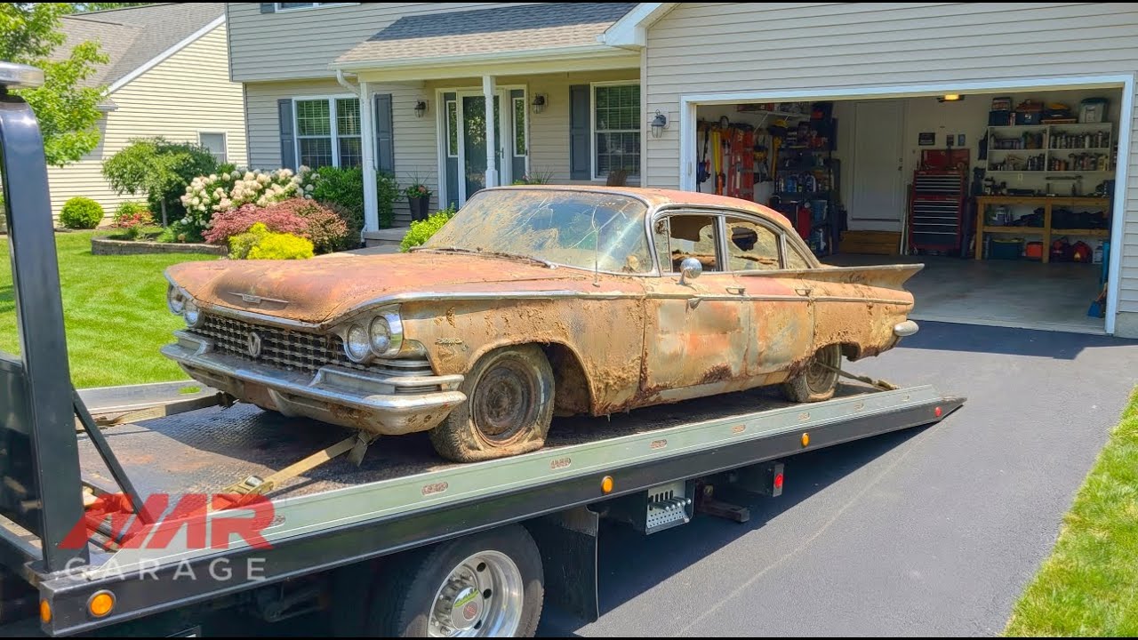 ASMR Land Yacht Car Restoration Buick LeSabre (1959)  Full Rebuild from Abandoned Condition