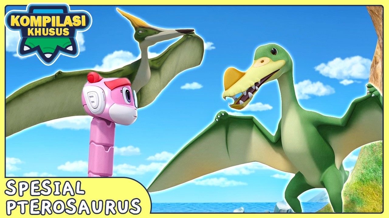 🦖 GOGODINO | 🪽 Spesial Pterosaurus 🦖 | Kompilasi Dinosaurus Khusus | Kartun Petualangan | Animasi