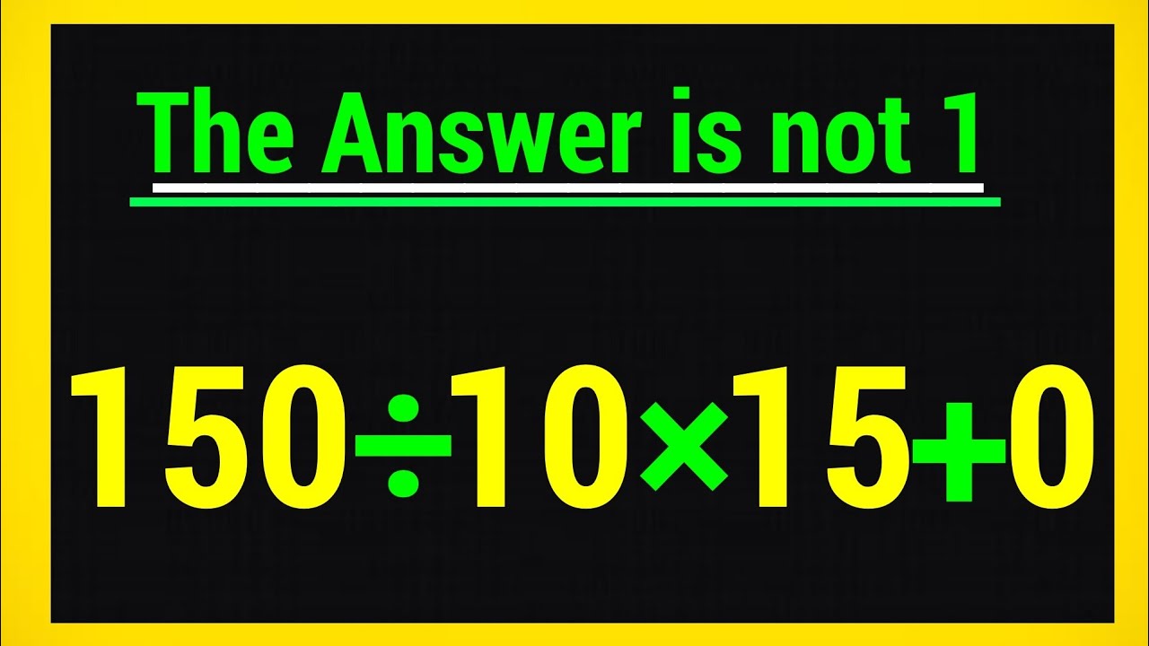 Can you solve this Tricky Math Problem! | Simplify PEMDAS / BODMAS rules 