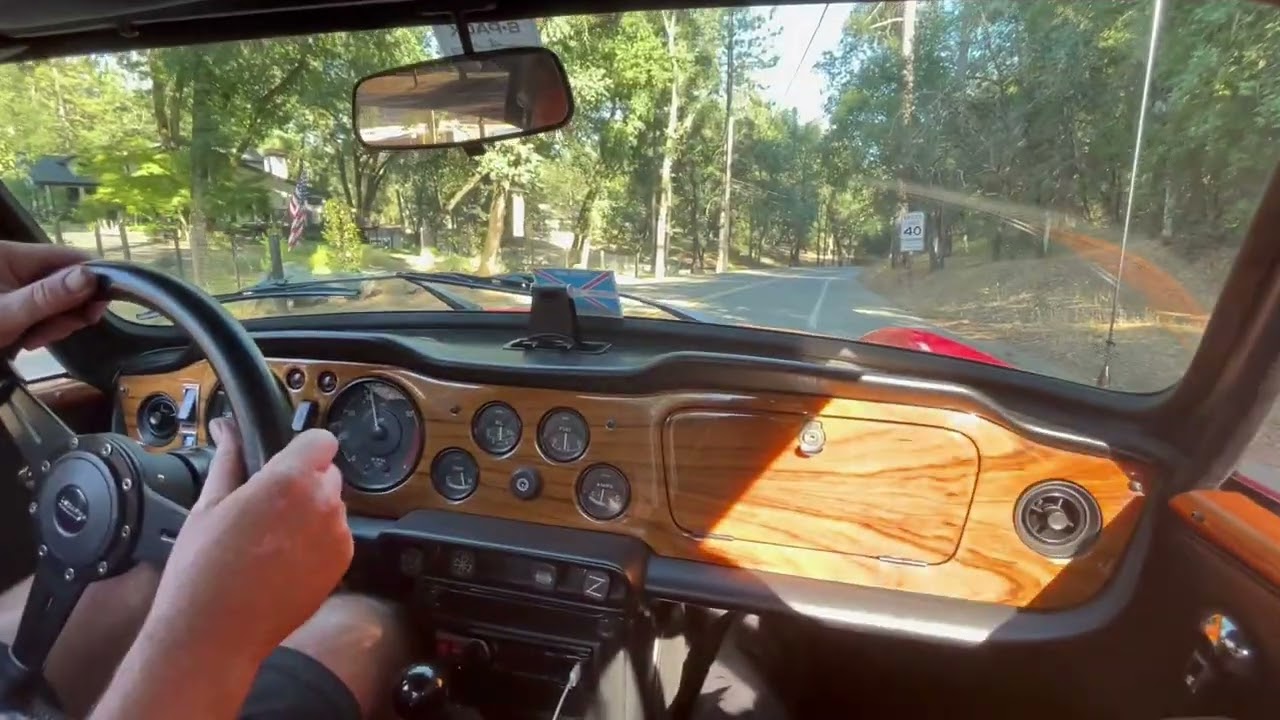 1971 TR6 with 5-speed featured on Bring a Trailer by Sierra Classic Sportscar, Meadow Vista CA