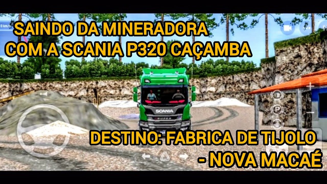 SAINDO DA MINERADORA DESTINO: FABRICA DE TIJOLO - NOVA MACAÉ - GLOBAL TRUCK ONLINE