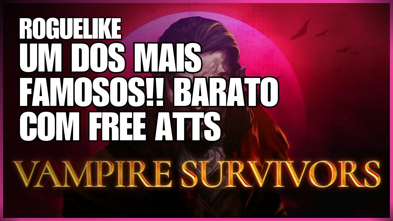 Um dos Roguelikes mais Famosos!! Vampire Survivors