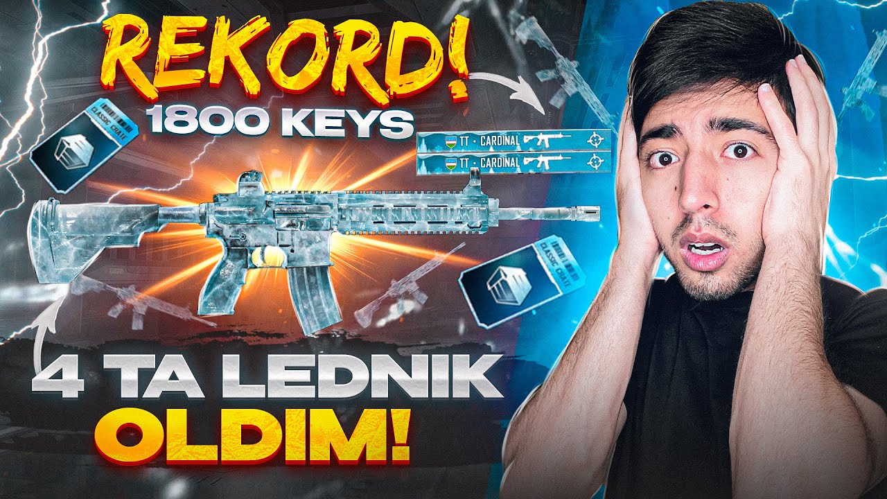 1800 TA KEYS M416 LEDNIK 4ta OLDIM 😱 OMADNI QARANG - PUBG MOBILE!!!