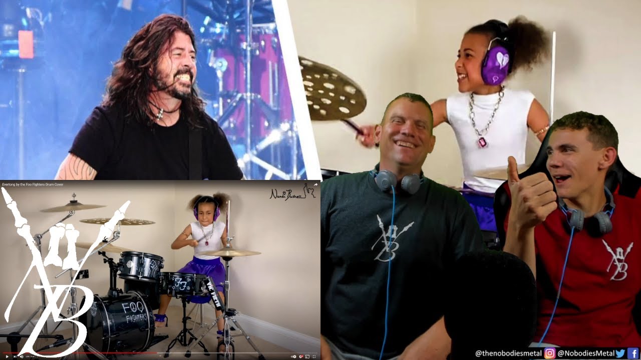 She CHALLENGED Dave Grohl! | Drum Cover: Nandi Bushell (Foo Fighters)(REACTION)