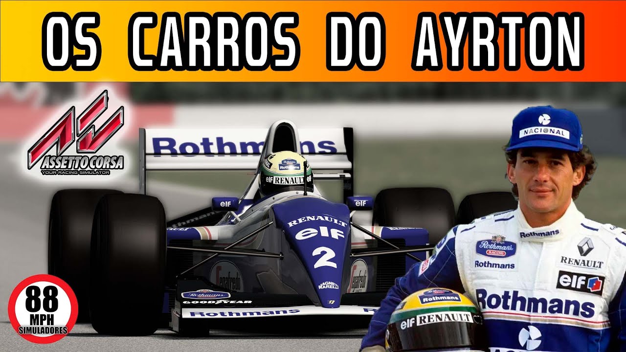 ASSETTO CORSA - IMOLA 1994 - OS CARROS DE AYRTON SENNA