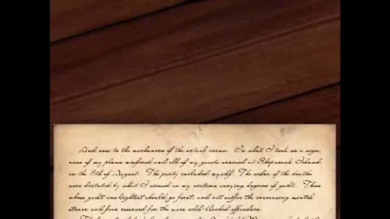 And Then There Were None Walkthrough - Original Ending