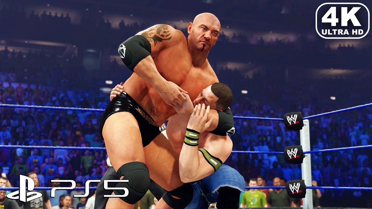 WWE 2K23 Showcase Mode PS5 - John Cena vs Batista at SummerSlam 2008 (4K ULTRA HD) WWE 2K