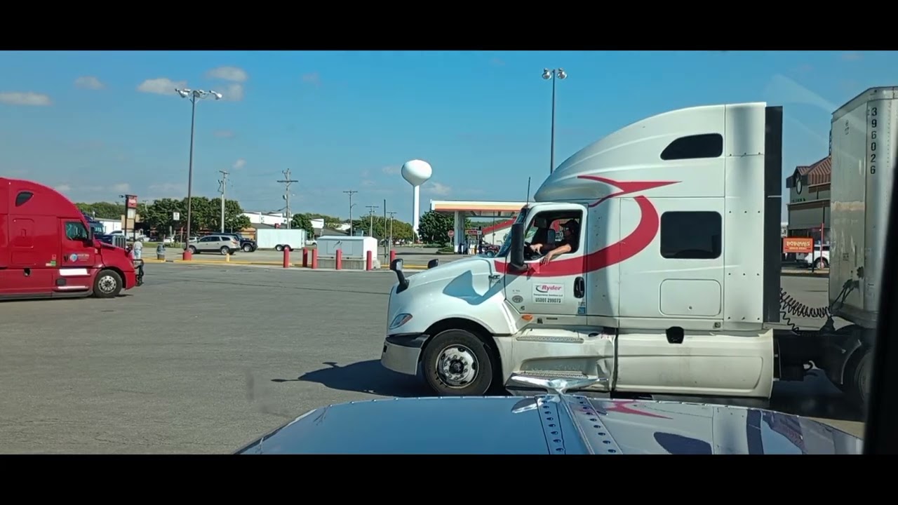 View from a truck stop 