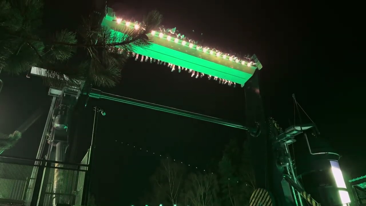 Toxicator at night.