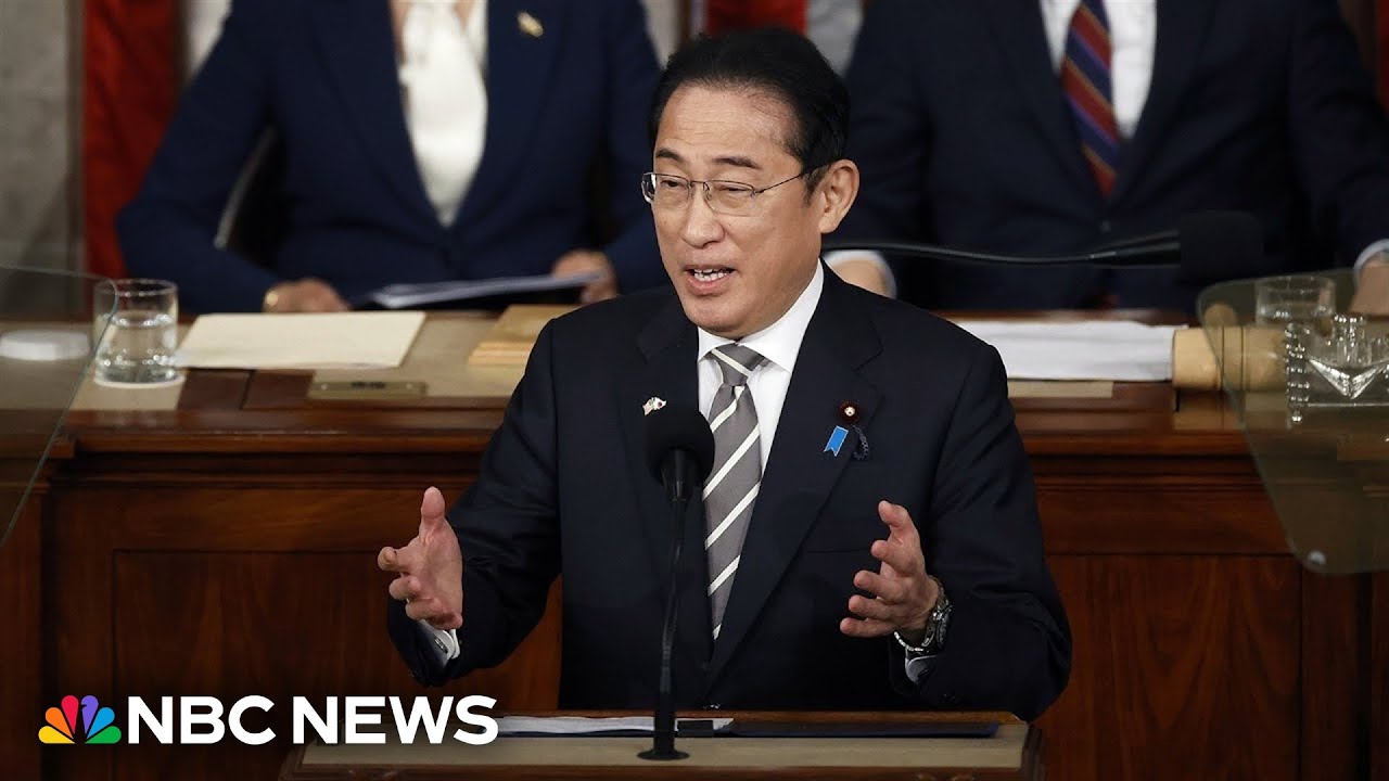 Watch Japanese prime minister's full address to a joint meeting of Congress