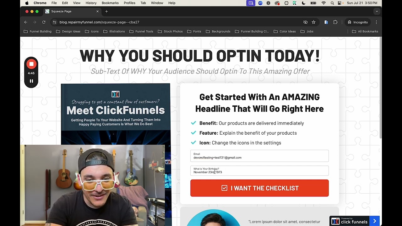 How to Create Custom Input Fields in ClickFunnels 2.0