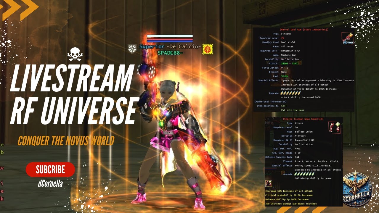 LIVE : SENJATA IGNORE BLOCK 200% + TANGAN 50% DMG ! PEMECAH SHIELD! | RF UNIVERSE