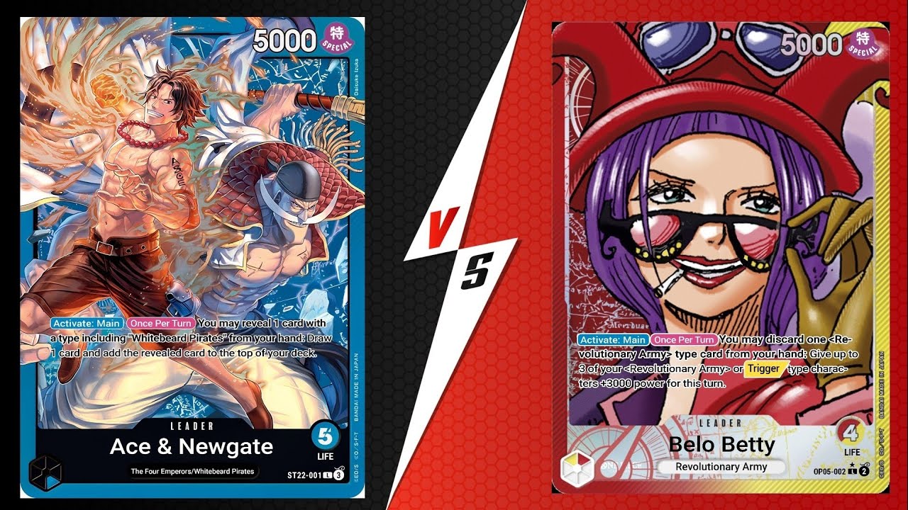 [OP13] Ace & Newgate Vs. Belo Betty - One Piece Card Game