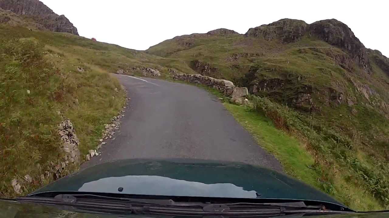 Driving Hardknott Pass in the Lake District