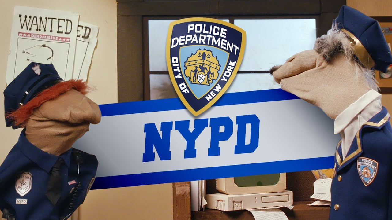 L’histoire racontée par des chaussettes - La police de NEW YORK CITY