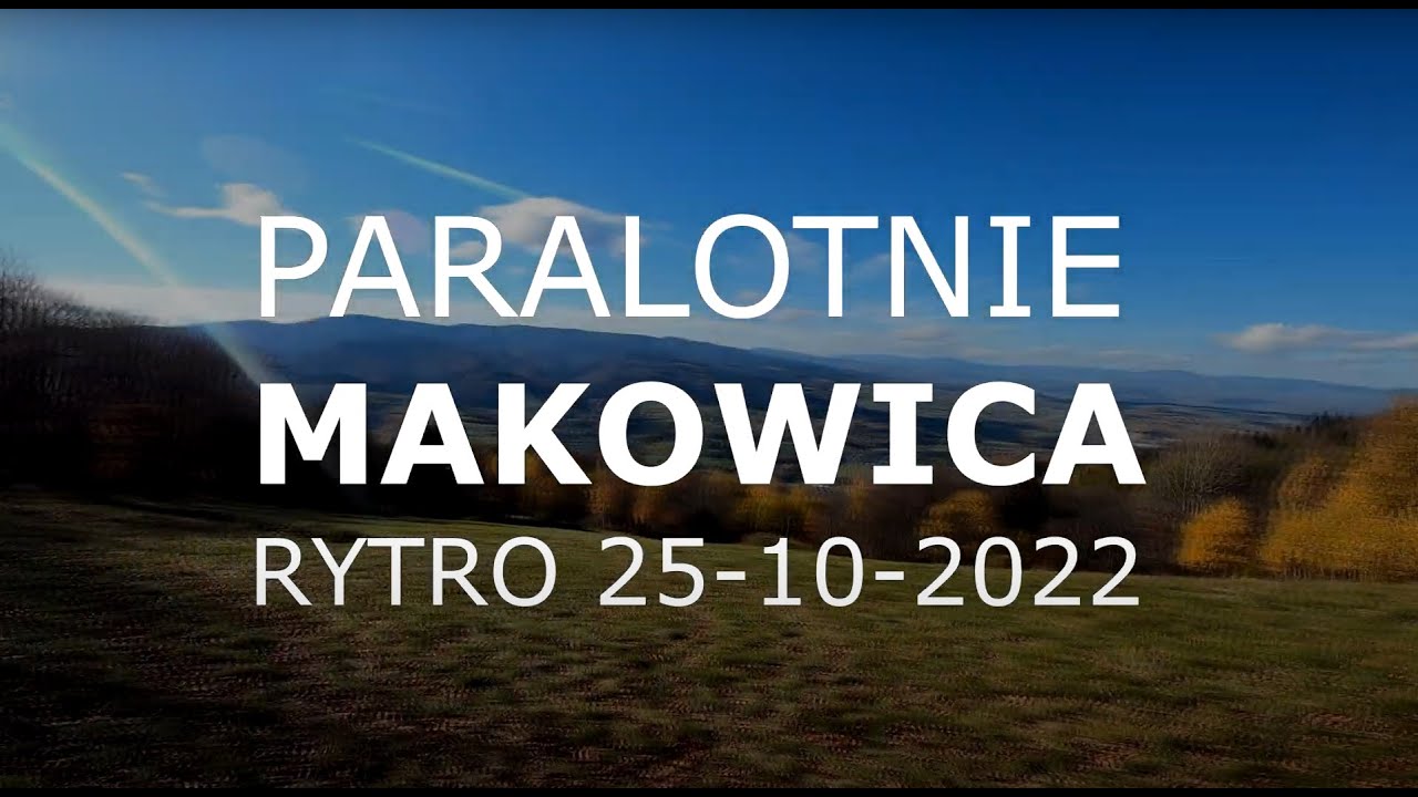 Makowica Rytro paralotnie