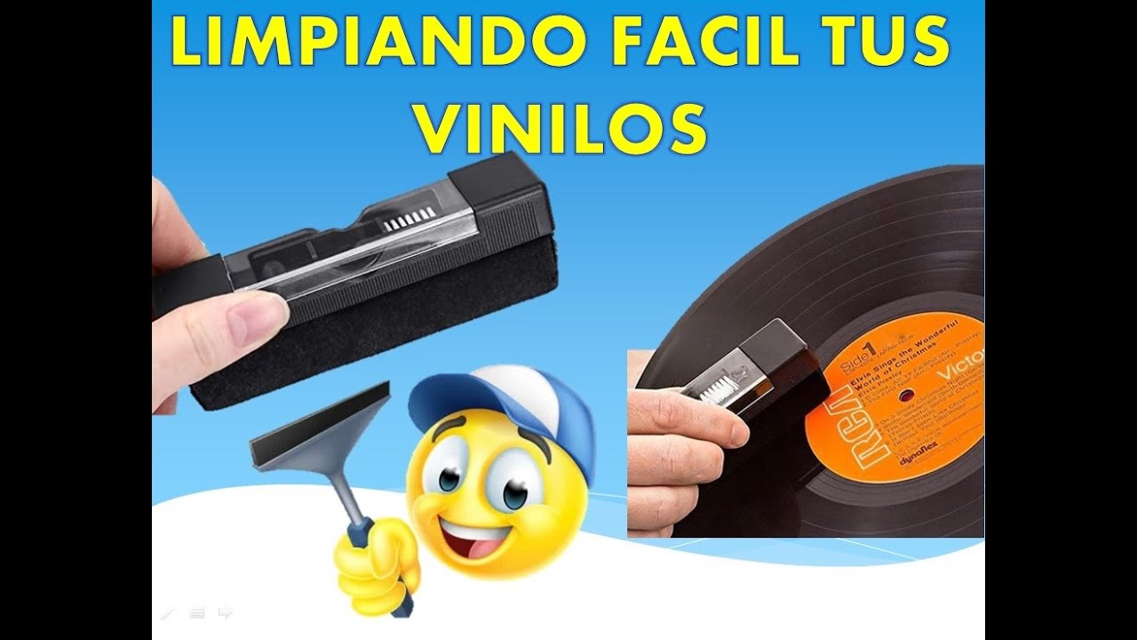 LIMPIAR VINILOS FACILMENTE  (( CEPILLO ANTIESTATICO))