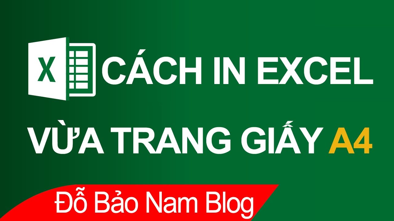 C&aacute;ch in Excel vừa trang giấy A4, khắc phục in kh&ocirc;ng hết trang trong Excel