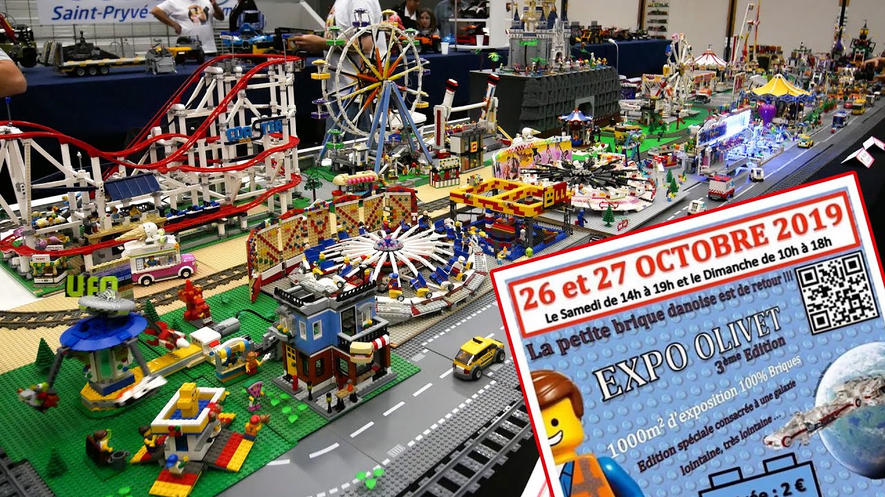 [VLOG] EXPO LEGO - EXPO OLIVET 2019  - Le retour de la brique Danoise, 2 ans plus tard!