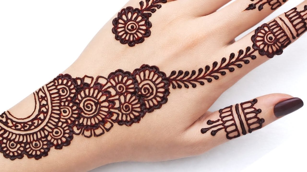Easy Mehndi Design for Beginners Step by Step ||Gorgeous Mehndi Design You Must Try ||Viral Mehndi 