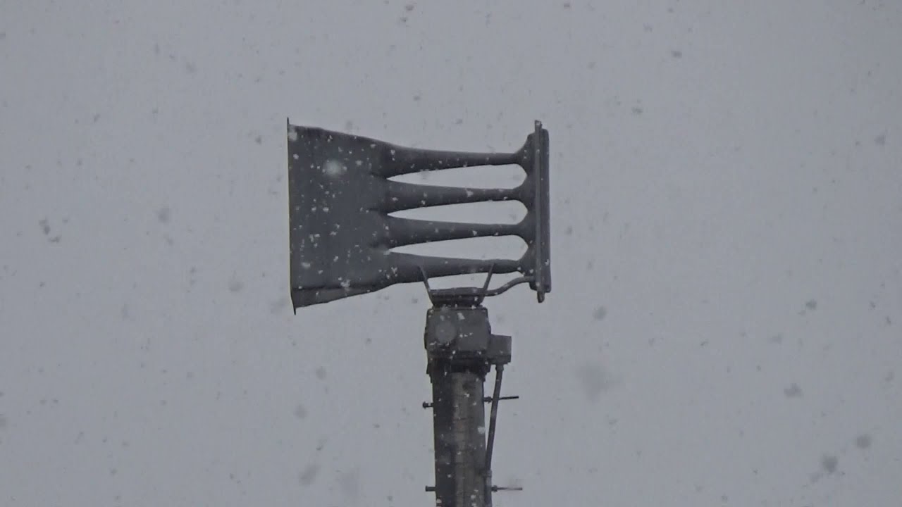 Slow Rotator Whelen WPS-4004 Siren Test | 2x Alert | Columbus, OH | 12/16/2020