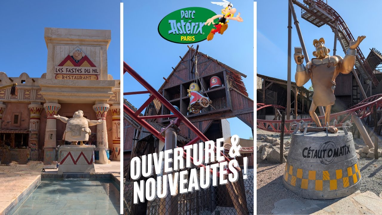 Réouverture et nouveautés au parc Astérix
