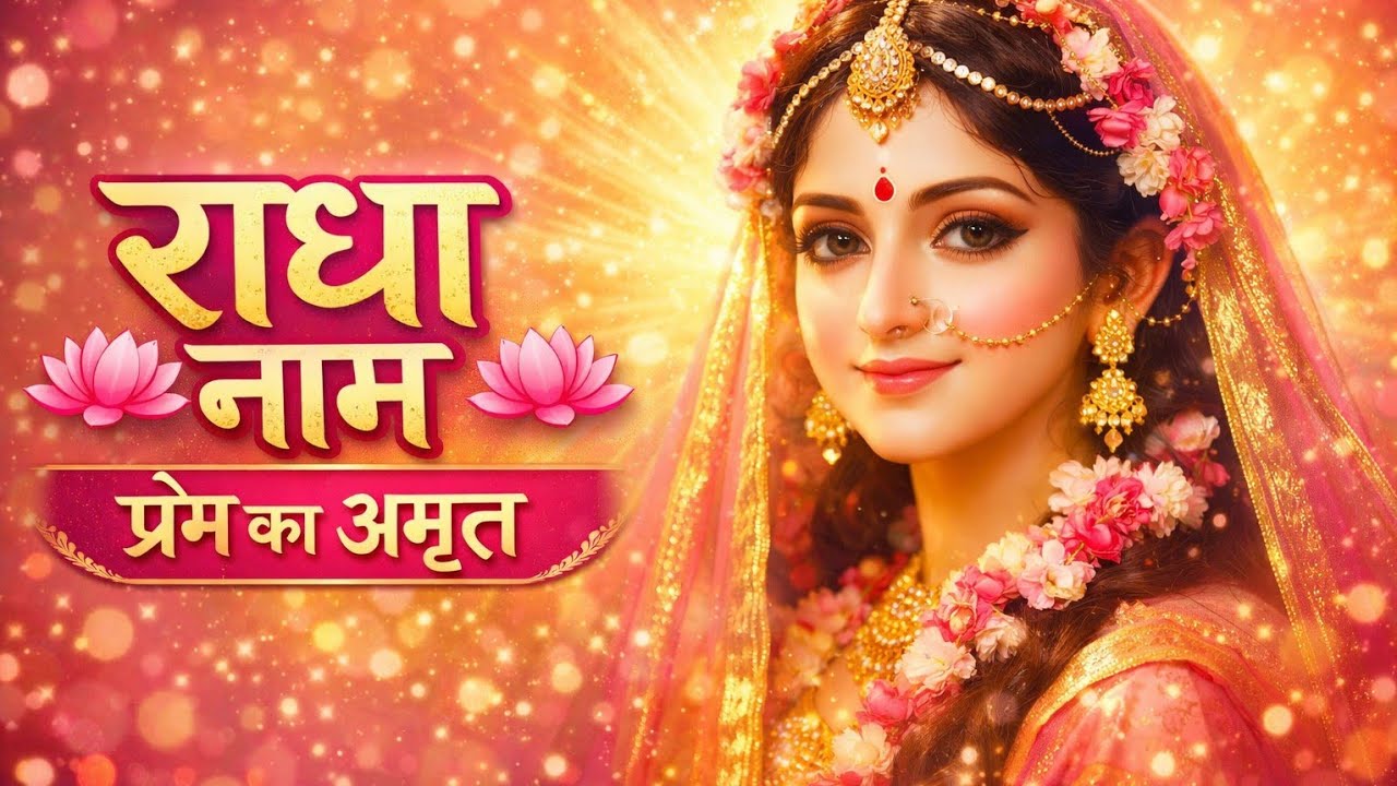 राधा नाम की महिमा ✨ | Radha Naam | Divine Vibes 🌼