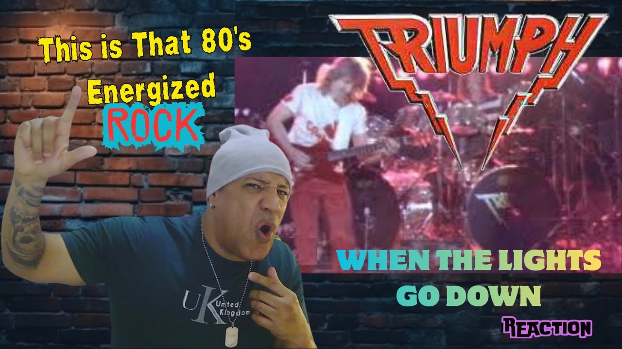 Triumph - When The Lights Go Down MUSIC REACTION