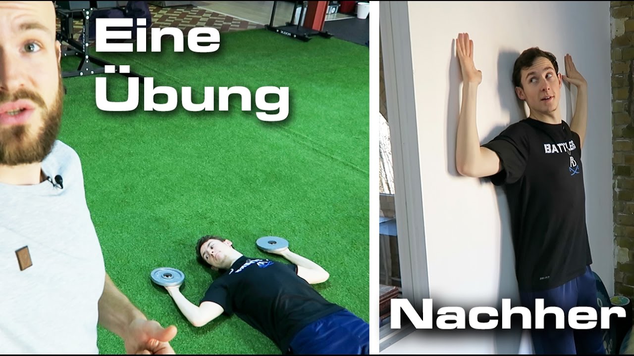 Schulter Beweglichkeit verbessern ohne langes Stretchen