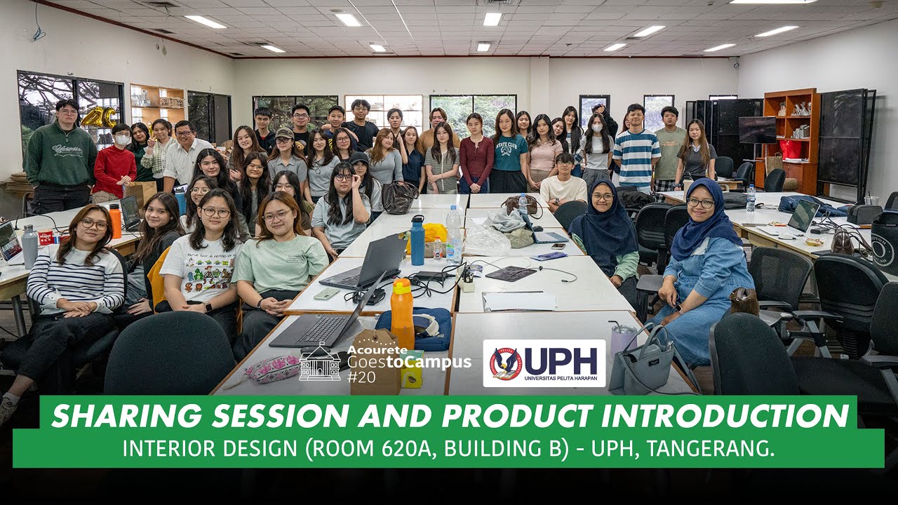 Acourete Goes to Campus #20 | Sharing Session Akustik Program Studi Desain Interior UPH Karawci
