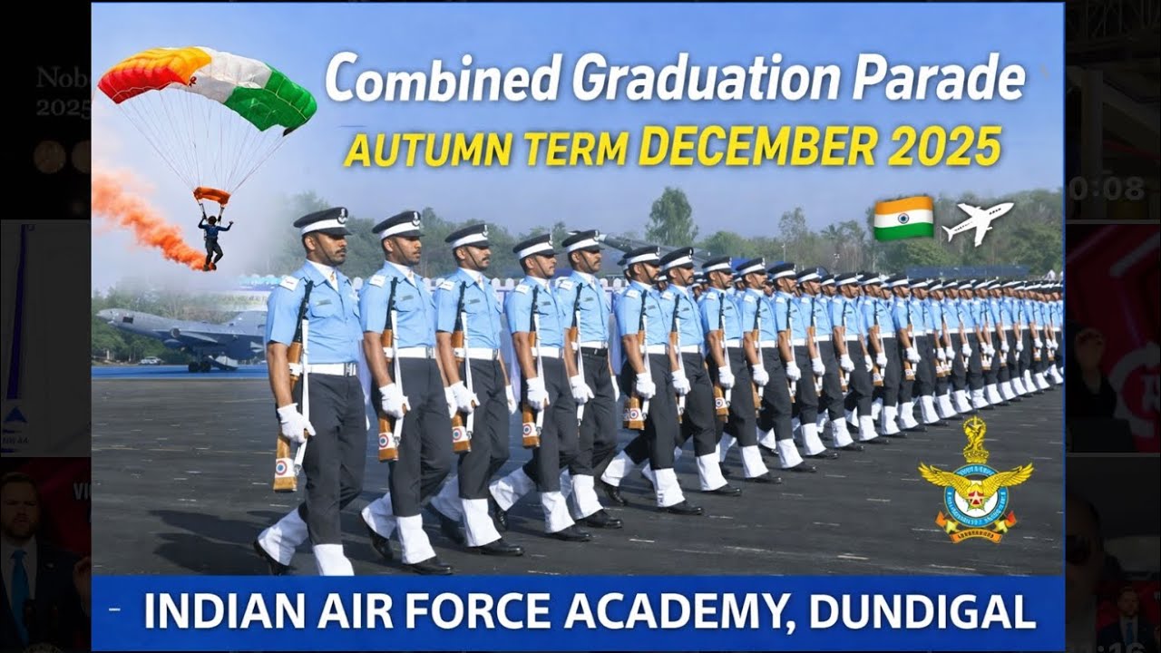 Combined Graduation Parade – Autumn Term December 2025 | Indian Air Force Academy, Dundigal