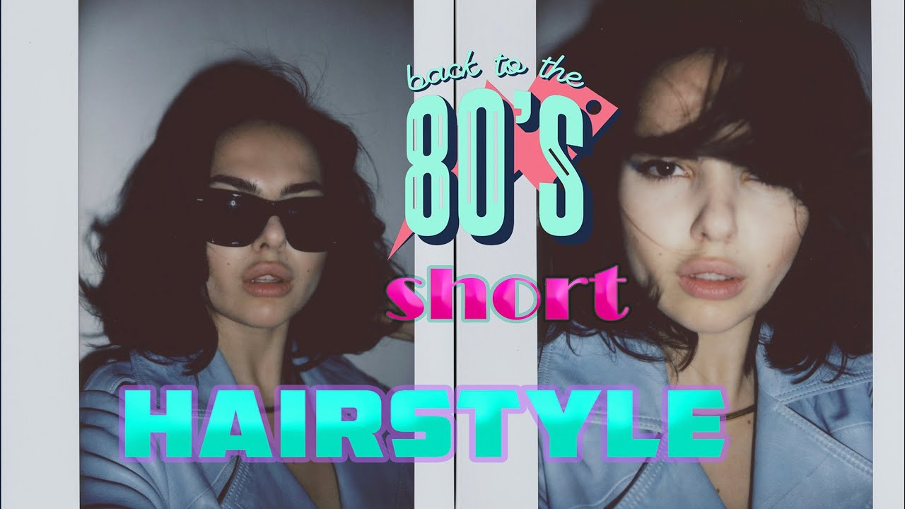 80s Supermodel Waves Hair Tutorial | short hair