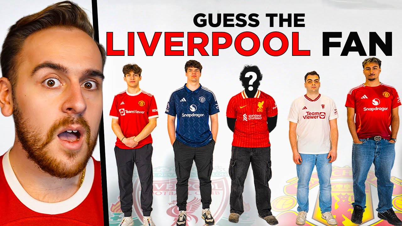 Who's the Fake Fan? 5 Man United Fans vs 1 Hidden Liverpool Supporter