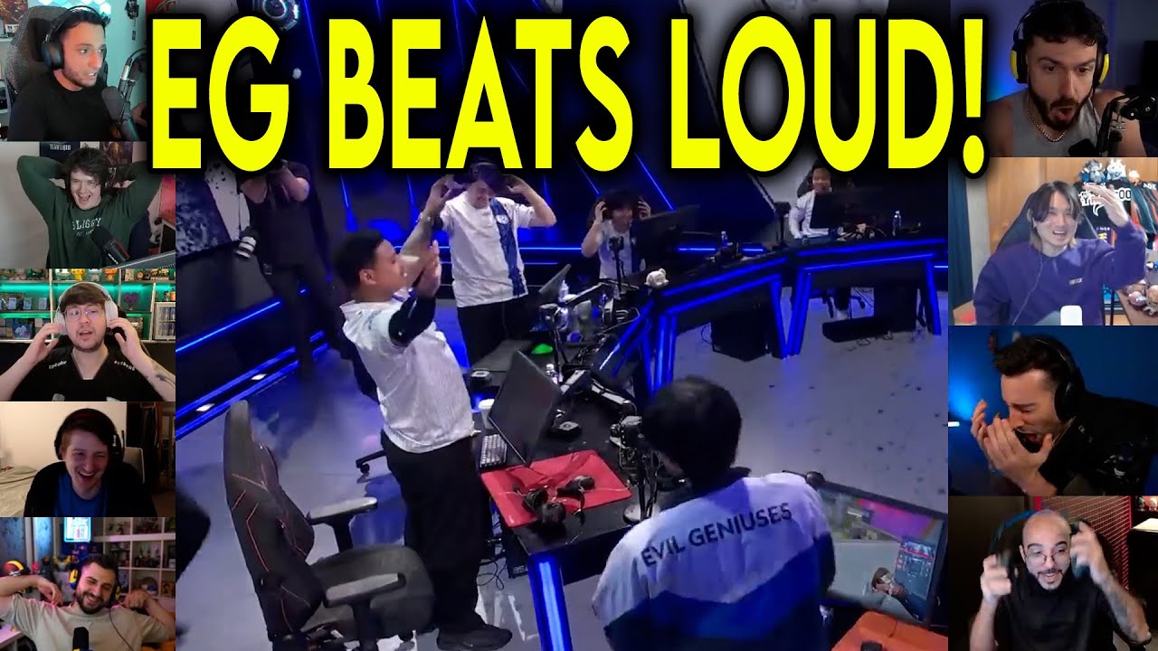 Valorant Streamers Reacts To EG Beating LOUD After An Insane Match In VCT