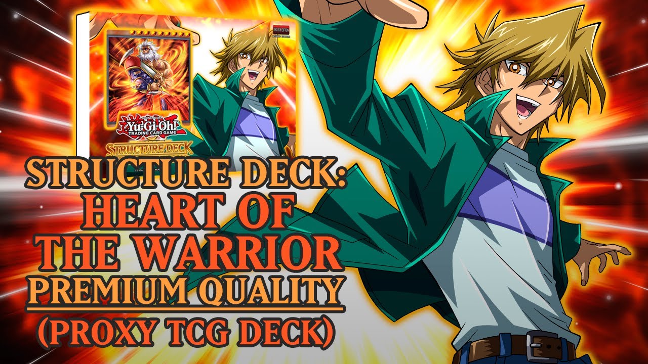 Structure Deck: Joey Wheeler - Heart of the Warrior (Premium Quality) | Proxy/Orica Deck