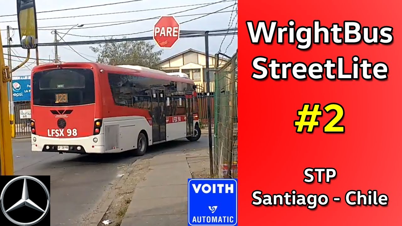 [Recuerdos de Pruebas] WrightBus Streetlite WF - STP - Transantiago/Red - Linea F08 - Video Nº 2