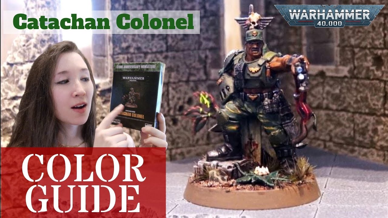 Paint with Me! Catachan Colonel for Astra Militarum in Warhammer 40K