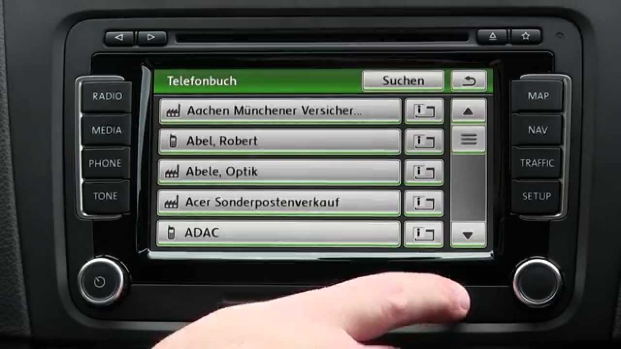 Erstkontakt VW RNS 510 - Phone mit Bluetooth rSAP und HFP (Hands Free Profile)