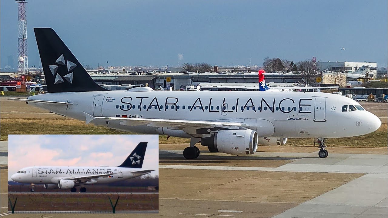 FULL TAKEOFF from Belgrade Airport | DUAL VIEW | Lufthansa Airbus A319-100