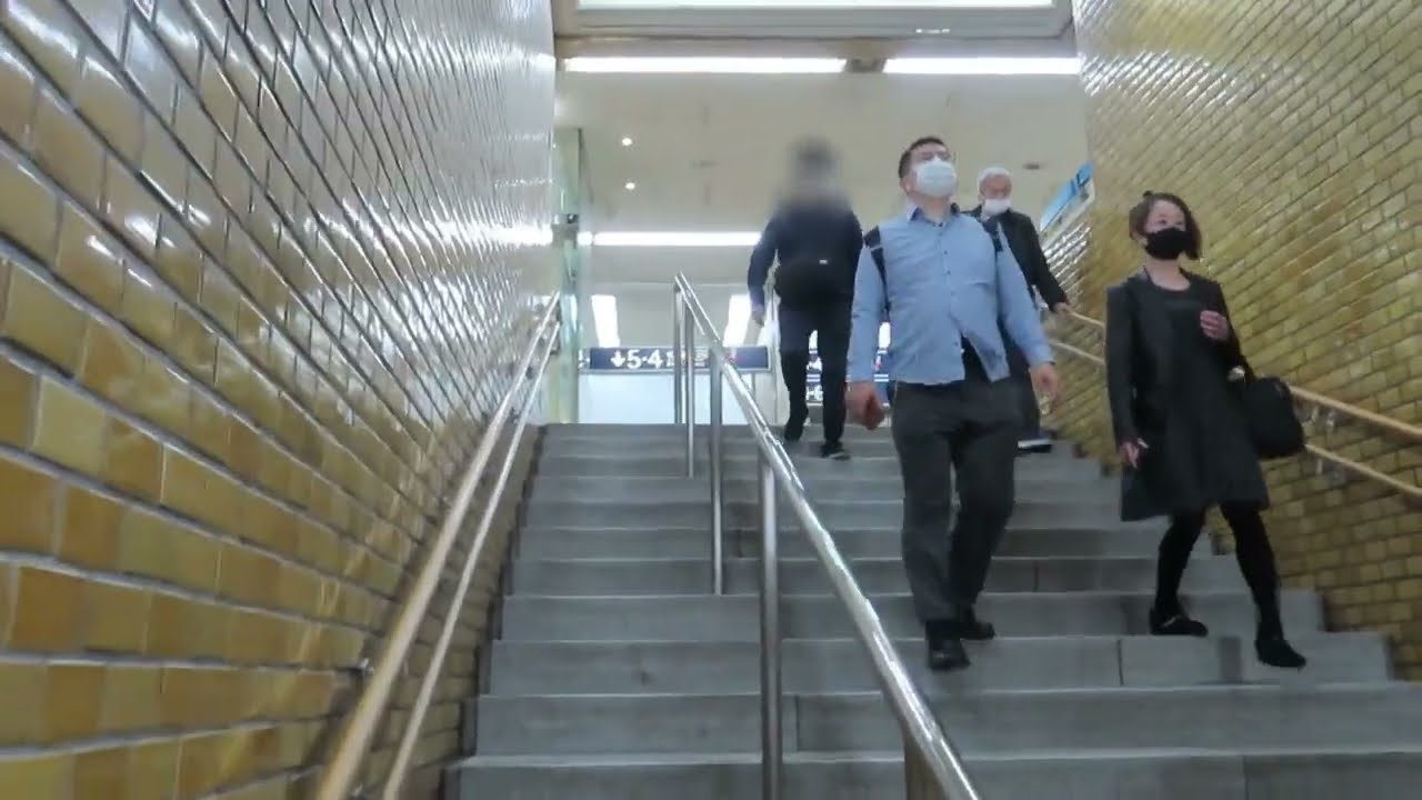 新宿駅 小田急線1Fホームから南口改札