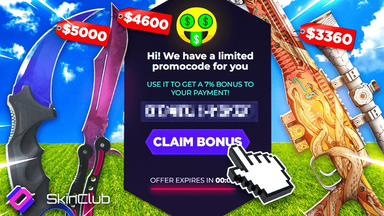 Skinclub Promo Code | KNIFE OR AWP