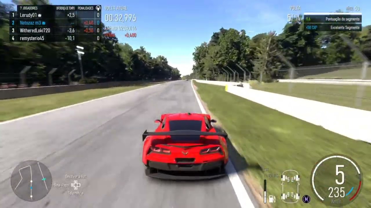Forza Motorsport - Tentando buscar o P1 em Road América