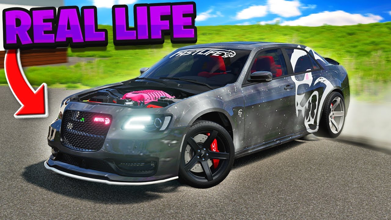 Играю в BeamNG Drive, как в РЕАЛЬНОЙ ЖИЗНИ, на Chrysler 300 с двигателем Hellcat.
