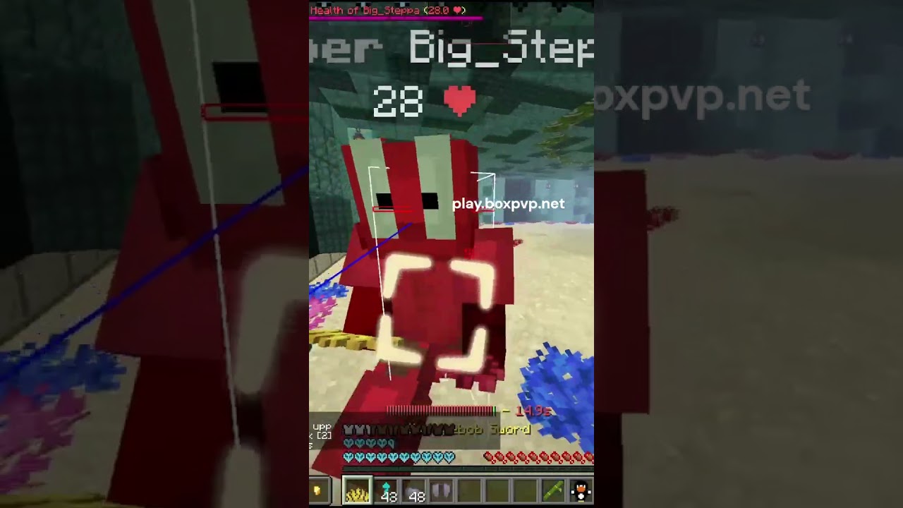 daily clips #2 # #minecraft #mlg #quickdrop #pvp #gaming #tridentbox #boxpvp