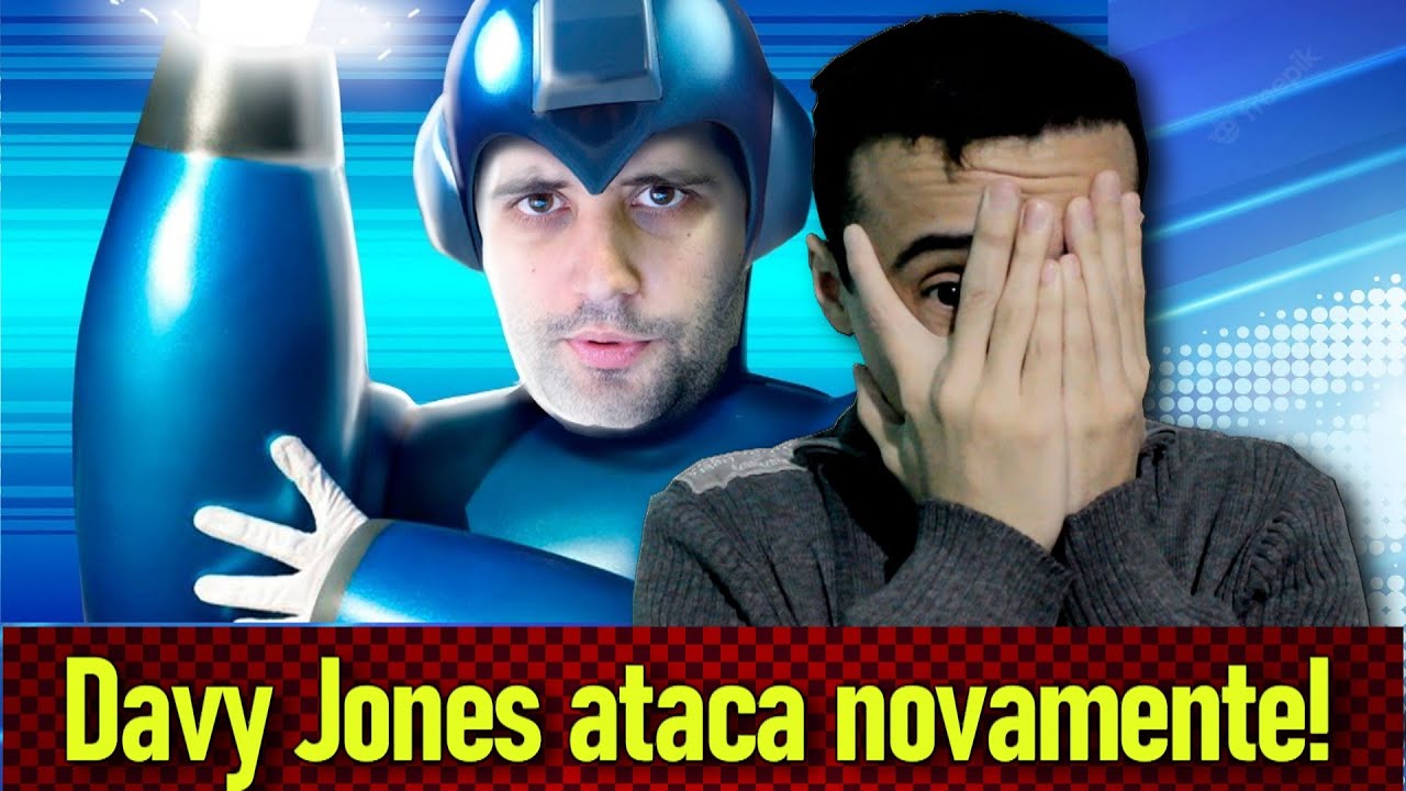 Reagindo ao Davy Jones jogando Mega Man (Cortes do PH)
