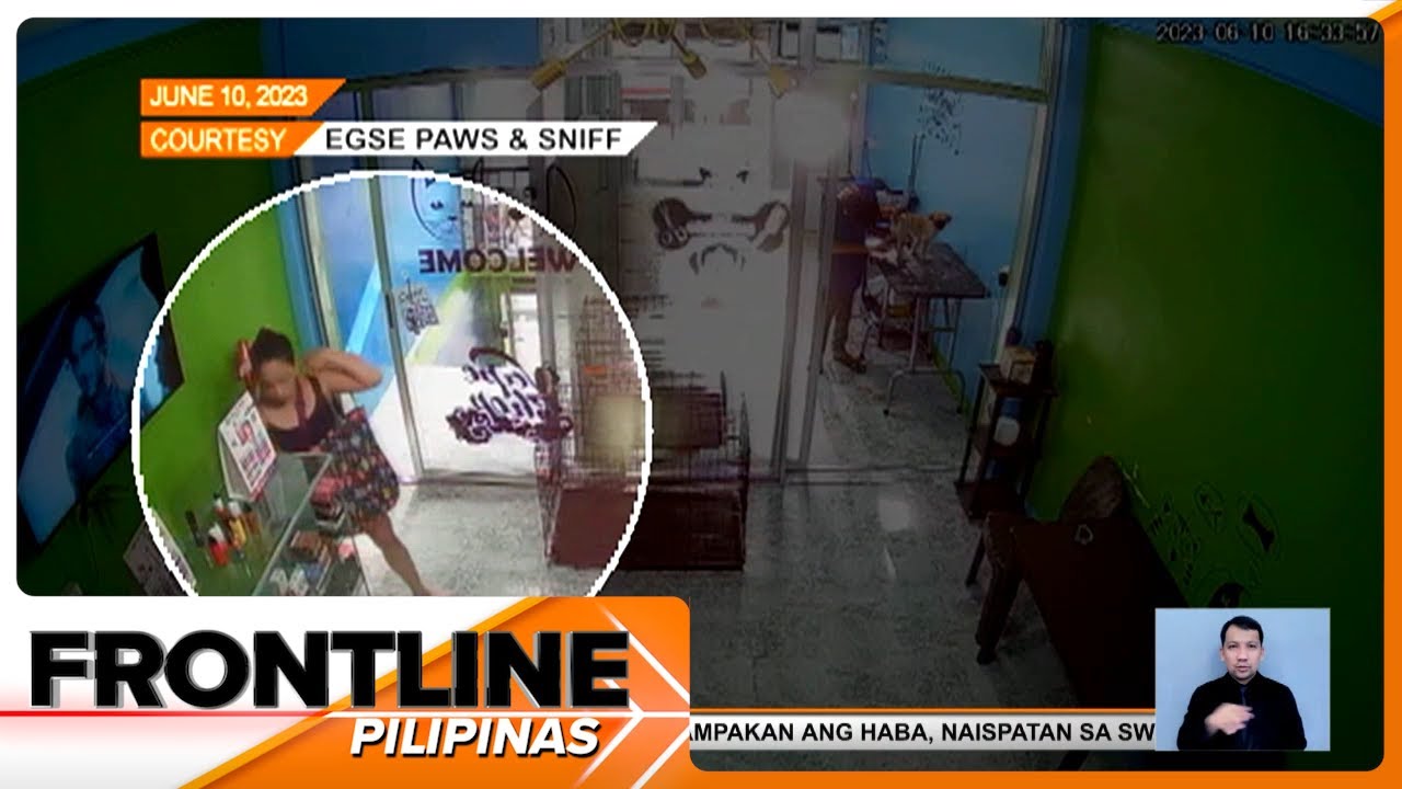 2 beses na pagnanakaw sa pet shop, sapul sa CCTV | Frontline Pilipinas