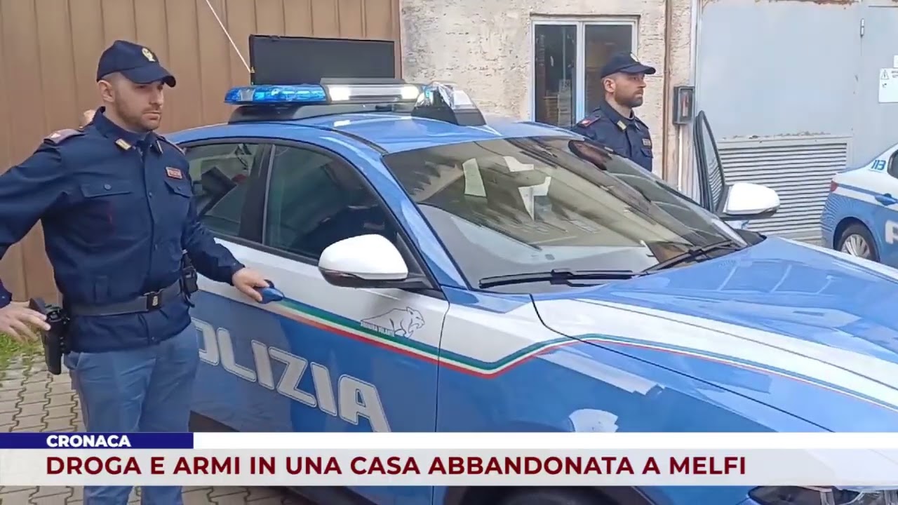 CRONACA. DROGA E ARMI IN UNA CASA ABBANDONATA A MELFI