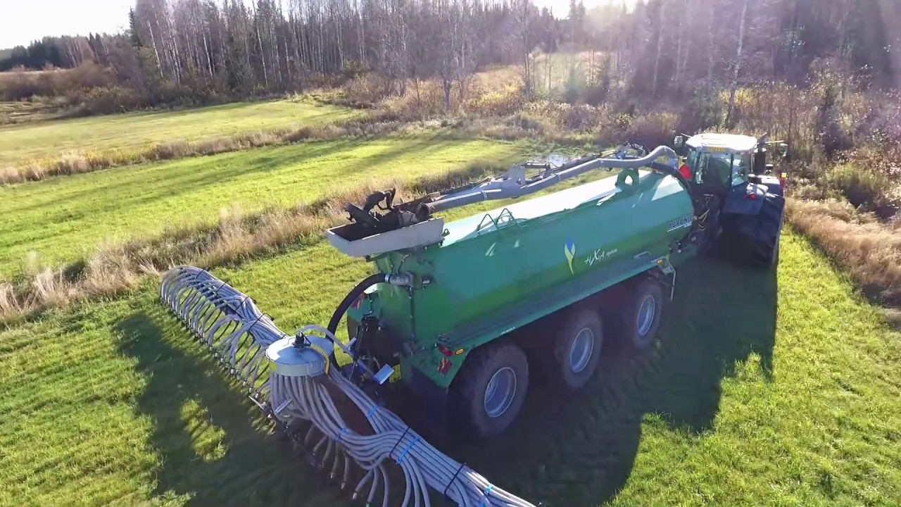 Agronic 20m³ HXA Slurry Tanker, Liquid Manure Tanker, equipped with 15m Trailing Shoe Injector.