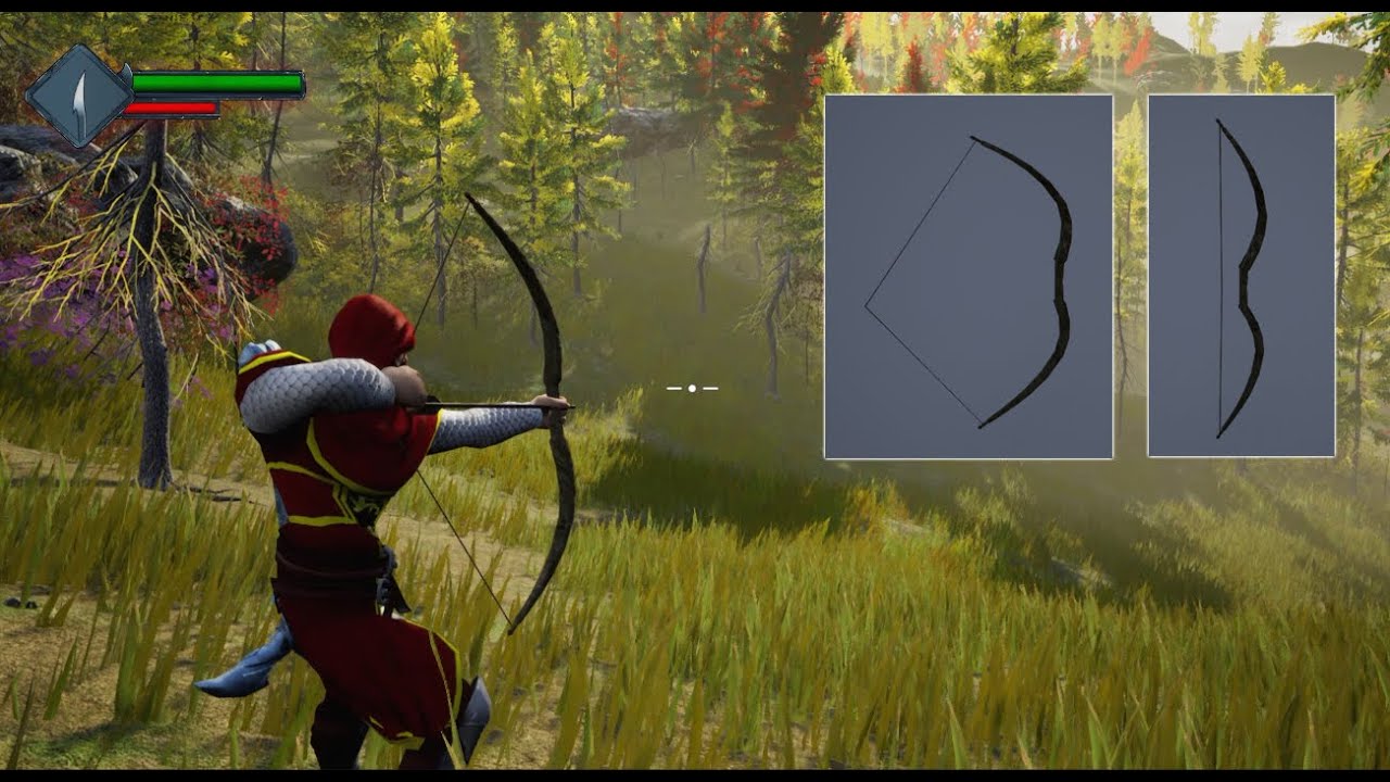 Unreal Bow and Arrow - Bow Drawing and release animations- UE4 Tutorials #174